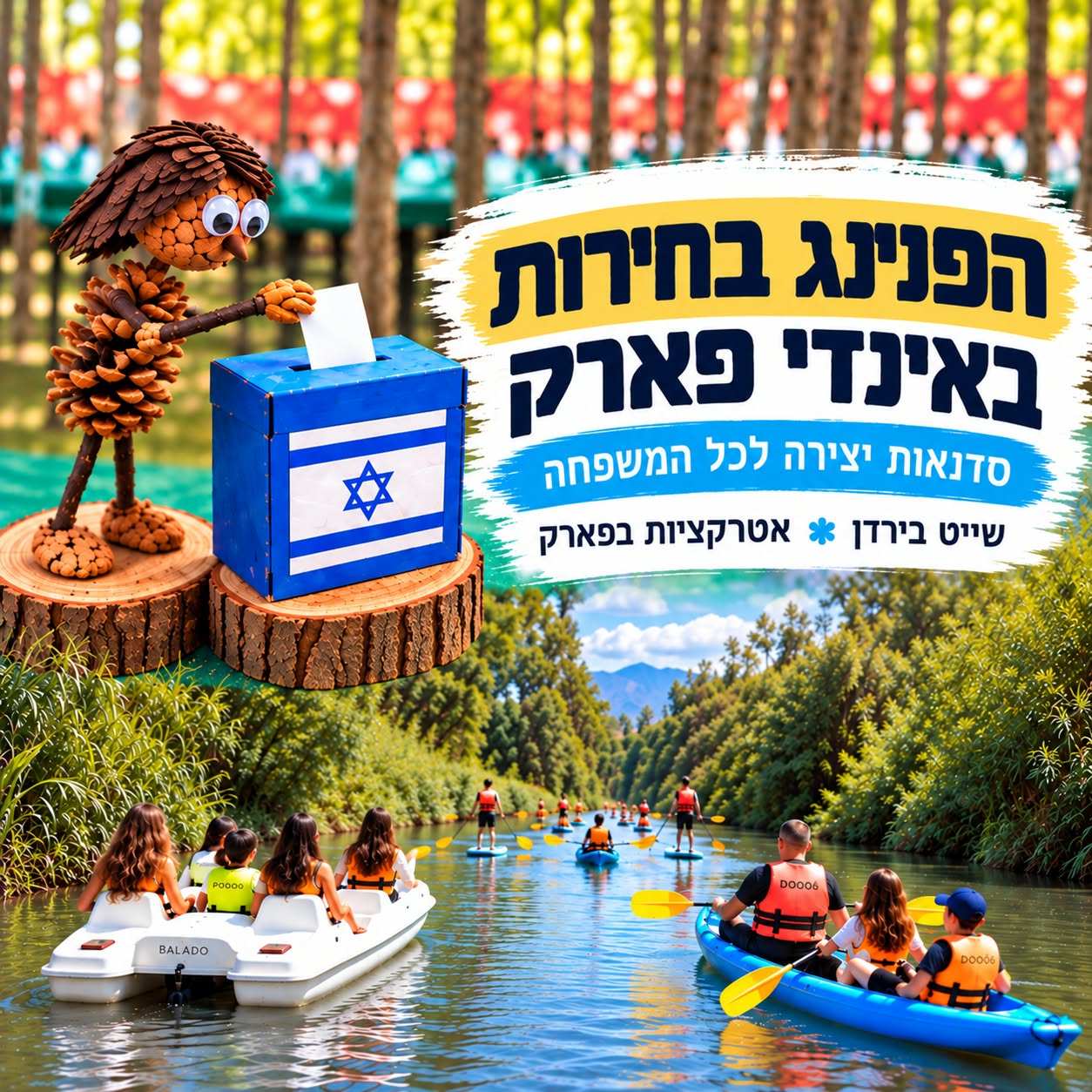 אינדי פארק - הפנינג בחירות
